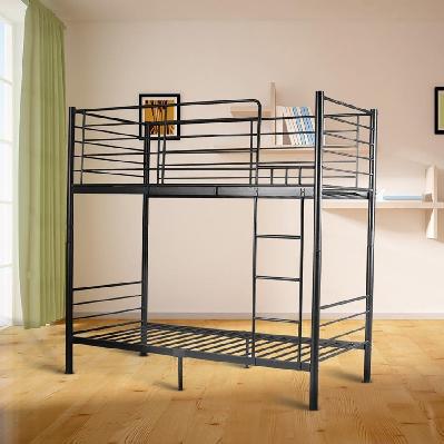 city king single/king single bunk bed (black)
