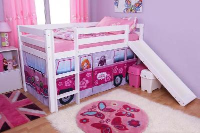 little princess mid sleeper w/slide