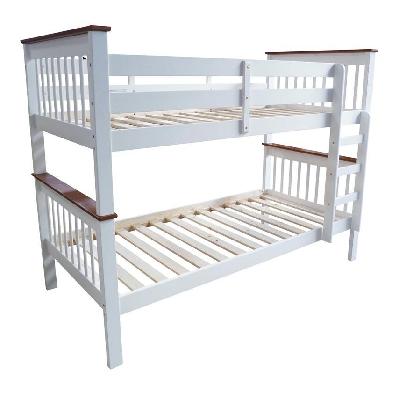 ai monza timber bunk in two toned - king single