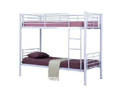 ai seattle single metal bunk - white